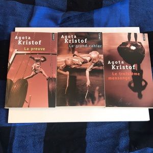 3 French books for Agota Kristof